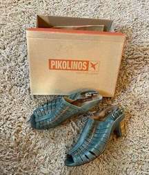 Pikolinos Java Womens Sandals Slingback Buckle Strap Heels Pumps 9/9.5