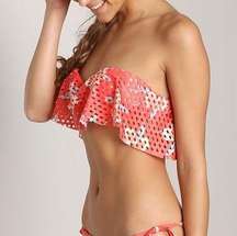 Flutter Bandeau Bikini Top Size XS NWT