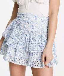 Blue and White Skirt 