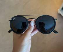 Round Double Bridge Sunglasses