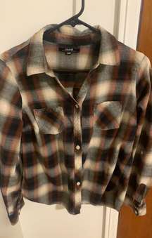 Boutique Charlie Brand Brown/Beige Toned Flannel