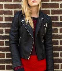 American Eagle Faux Leather Motorcycle Jacket