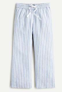 Jcrew Striped Linen Pants 