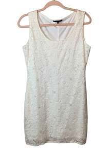 Tiana B. Cream Lace Sleeveless Dress