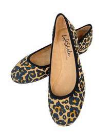 Lifestride Vivienne Leopard Flats Brown Tan Sizes 7 8 8.5