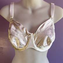 𝅺JUST My Size White Rear Hook Bra Size 38C