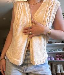 vintage knit vest