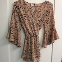 EVERLEIGH PINK FLOWER BLOUSE