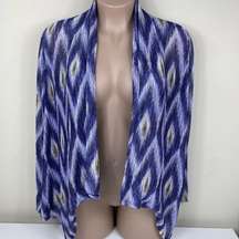 Chico’s Flowy Fly Away Cardigan Size 0 or XS Runs Big No Flaws Purple