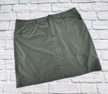 Eddie Bauer Adventurer 2.0 Skort Skirt Women's‎ Size 12 Dark Grey Golf Tennis