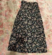 Floral Midi Skirt 