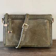 Moda Luxe Olive Green Joyna Crossbody Purse