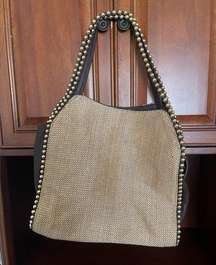 Grayson Straw Hobo Shoulder Bag