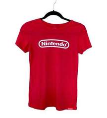 Nintendo Short Sleeve Red Tee Size Small