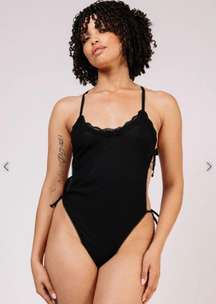 NWT High Tied Bodysuit 