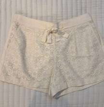 Loft White Shorts