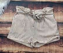 $5 SALE!  Forever 21 Linen Shorts High Waist Paperbag