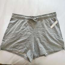 Abound French Terry Lounge Active Shorts NWT in Grey Heather