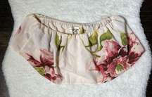 In the Beginning Pink Floral Bandeau Top