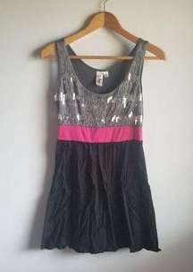 L8teR Color Block Juniors Dress Size Small