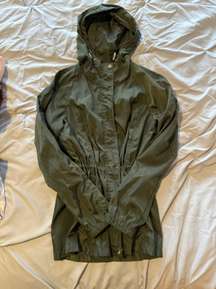 Army Green Rain Jacket