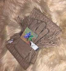 New York & Co scarf and glove gift set