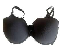 Women’s T-Shirt Bra Lined/Molded Cup. Black. 34DD.