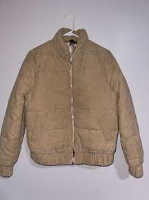 Corduroy Puffer Jacket