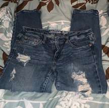 American Eagle destroyed denim