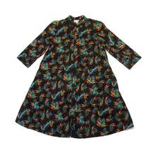 ZURI Kenya Just One Dress in Seeds of Change Cotton Button Down Shirtdress XS