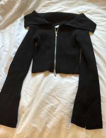 Black Zip Up