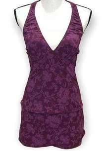 NWT vintage Magic Suit Vintage Purple Burgundy Swim Top & Skirt