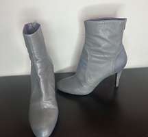 Sergio Rossi Gray Ankle Boots size 40.5 / 10.5