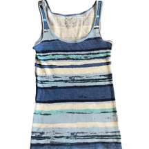 Faded Glory Multi Shaded Blue Tank Top