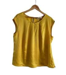 Kasper sleeveless sateen Blouse Size PXL