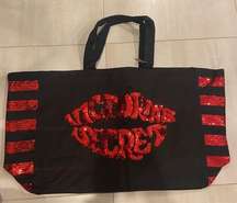 VS sequin tote bag