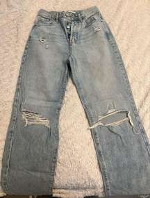 High rise dad jeans