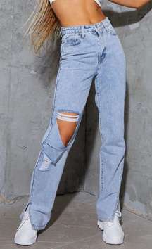 Split Hem Jeans