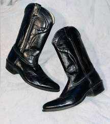 DINGO Western Black Leather Boots sz 10