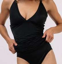 We are HAH It Suits U 1 Piece Black Convertible Swim and Dress Size XS NWT