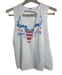 Color Bear Tank Top Longhorn Since 1776 Size S