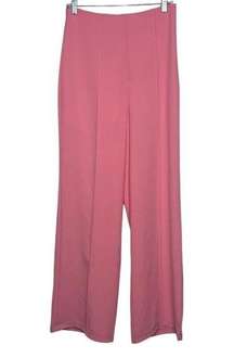 New Tea & Cup Women Hot Pink High Wasted Pleated Flare Dress Pants M