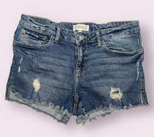 MANGO Denim Shorts