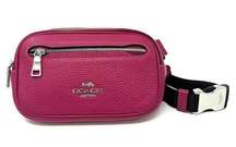 Coach Mini Belt Bag in Bright Violet Leather CL479