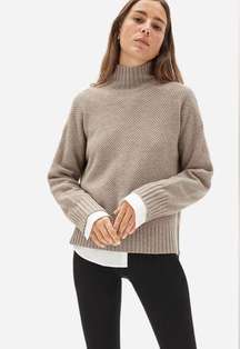 NWOT Everlane The Cashmere Stroopwafel Turtleneck