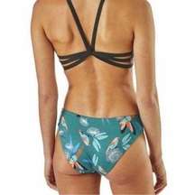 Patagonia Nanogrip Nireta Teal Bikini Swim Bottoms Size S