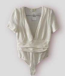 White Women’s Bodysuit Size L