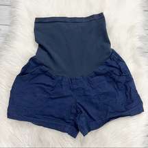 Motherhood Maternity Blue Shorts