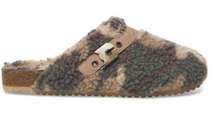 Vintage Havana Ricky Camo Slip On Mule Sherpa Clogs Buckle Slide Slippers 8.5