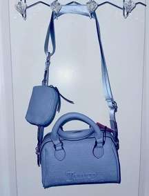 NWT JUICY COUTURE SLATE BLUE SEMI CHARMED SATCHEL